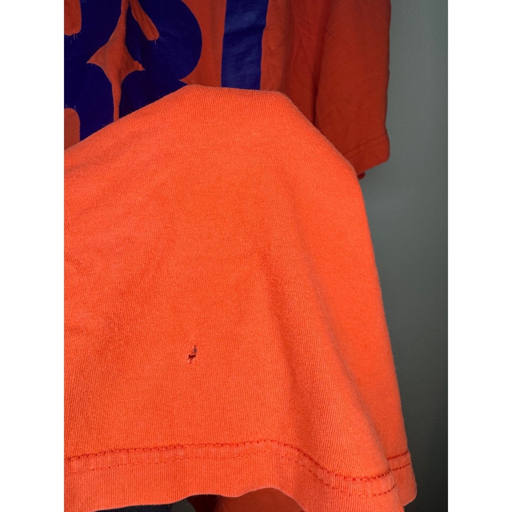 Nike Clemson Tigers Mens XL Just Do It Orange Graphic T-Shirt NCAA Football Tee - Picture 3 of 5